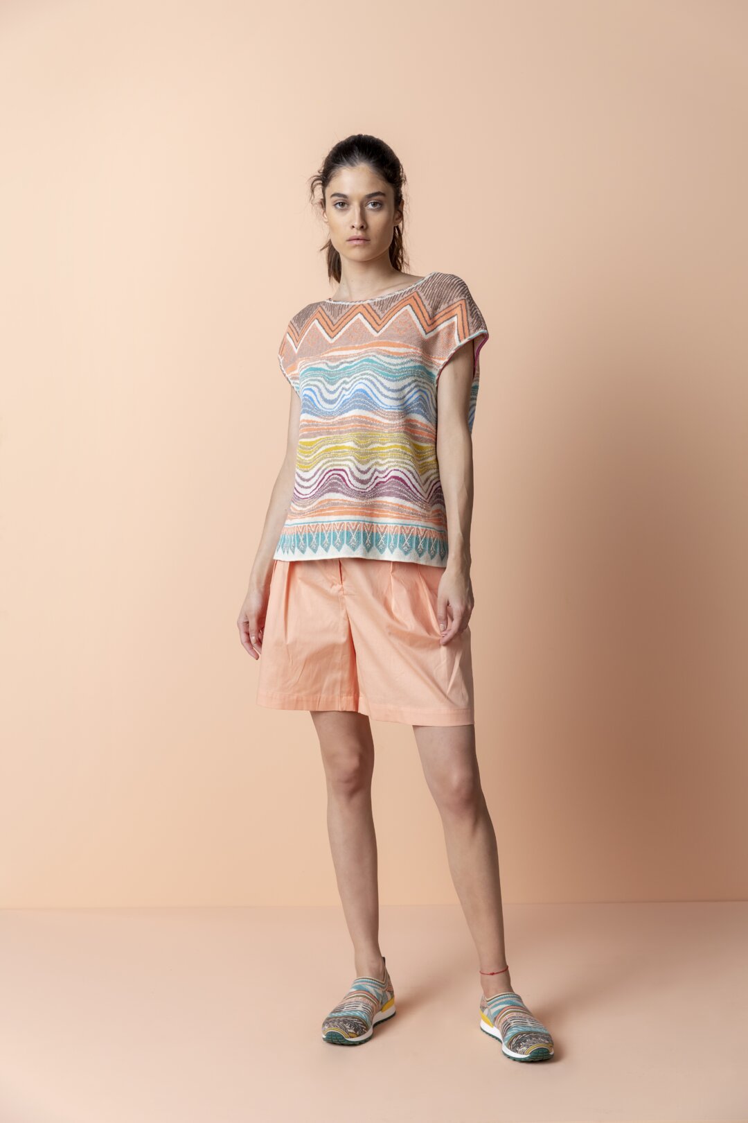 Pullover, Geometric Pattern