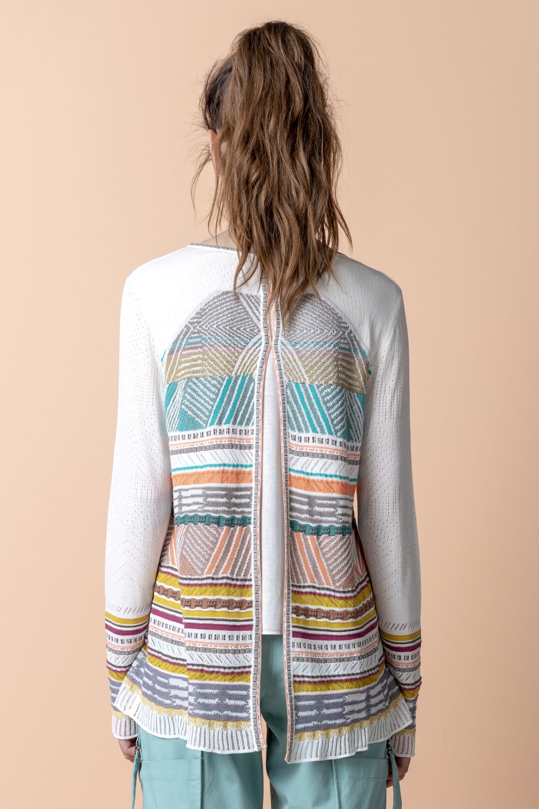 Pullover, Geometric Pattern