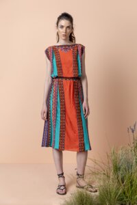 Dress, Intarsia Pattern