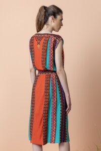 Dress, Intarsia Pattern