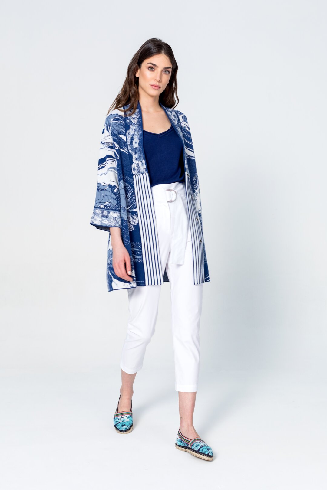 Coat, Floral Pattern