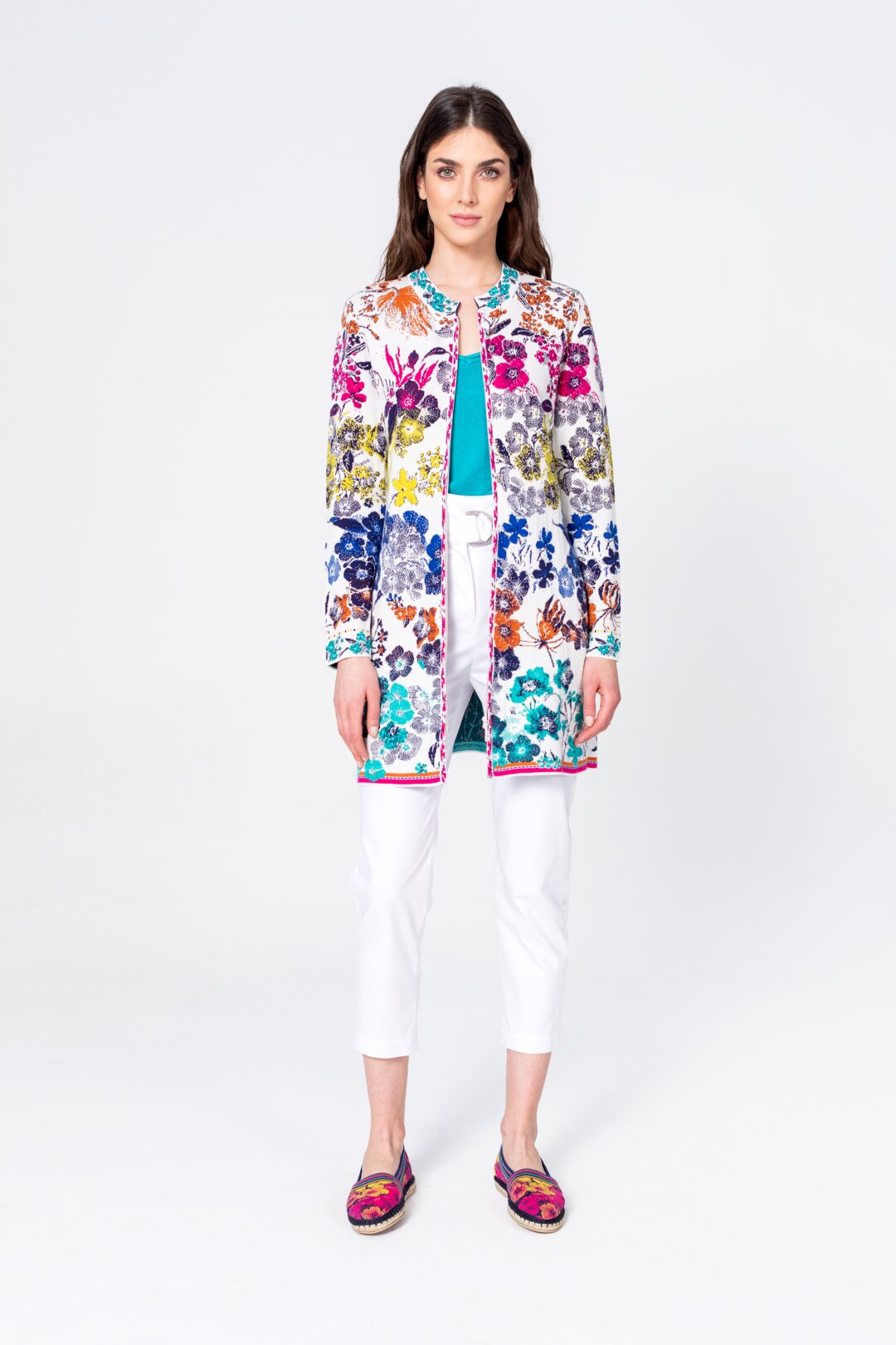 Coatigan, Floral Coat