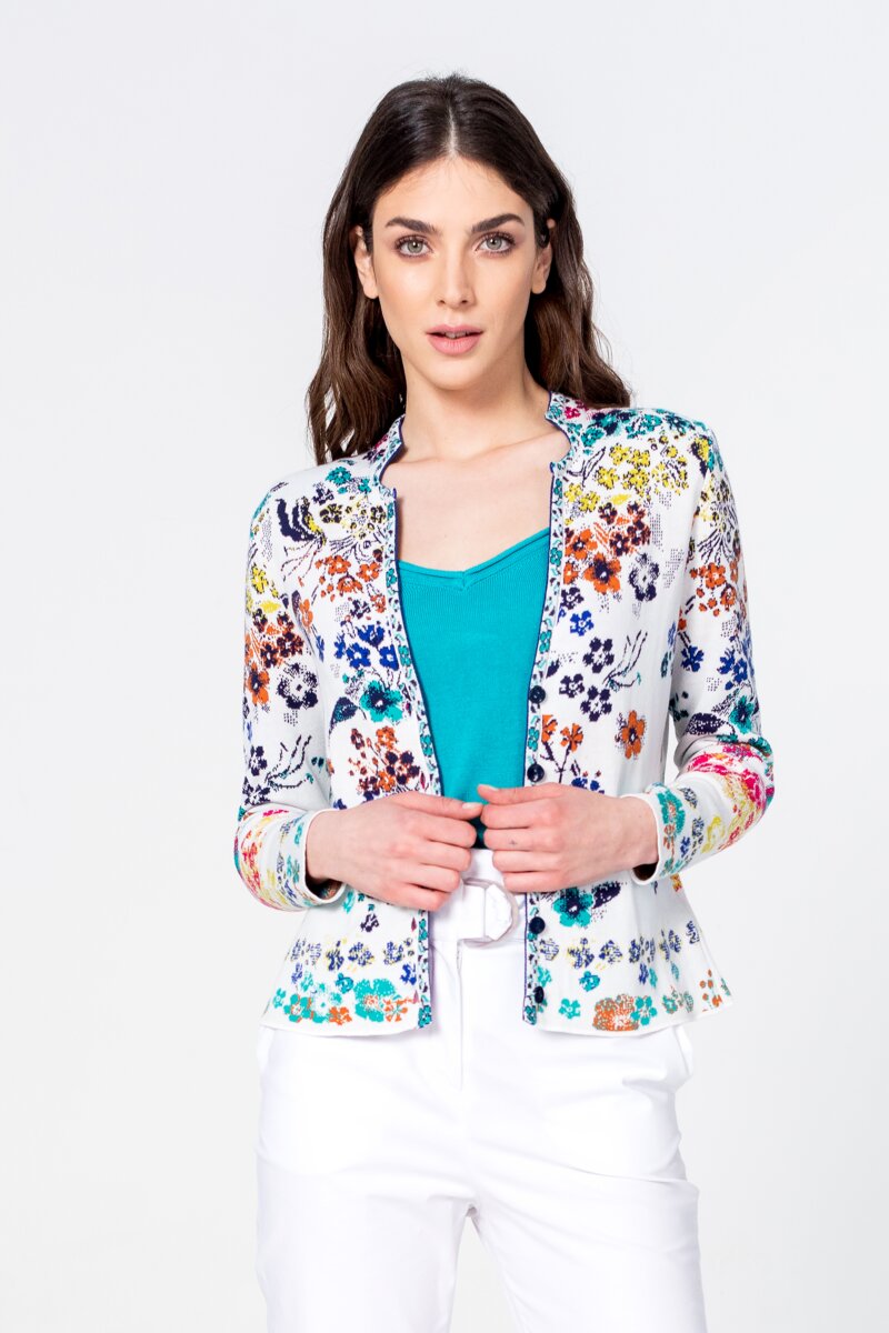 Jacket, Floral Pattern