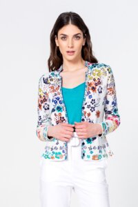 Jacket, Floral Pattern
