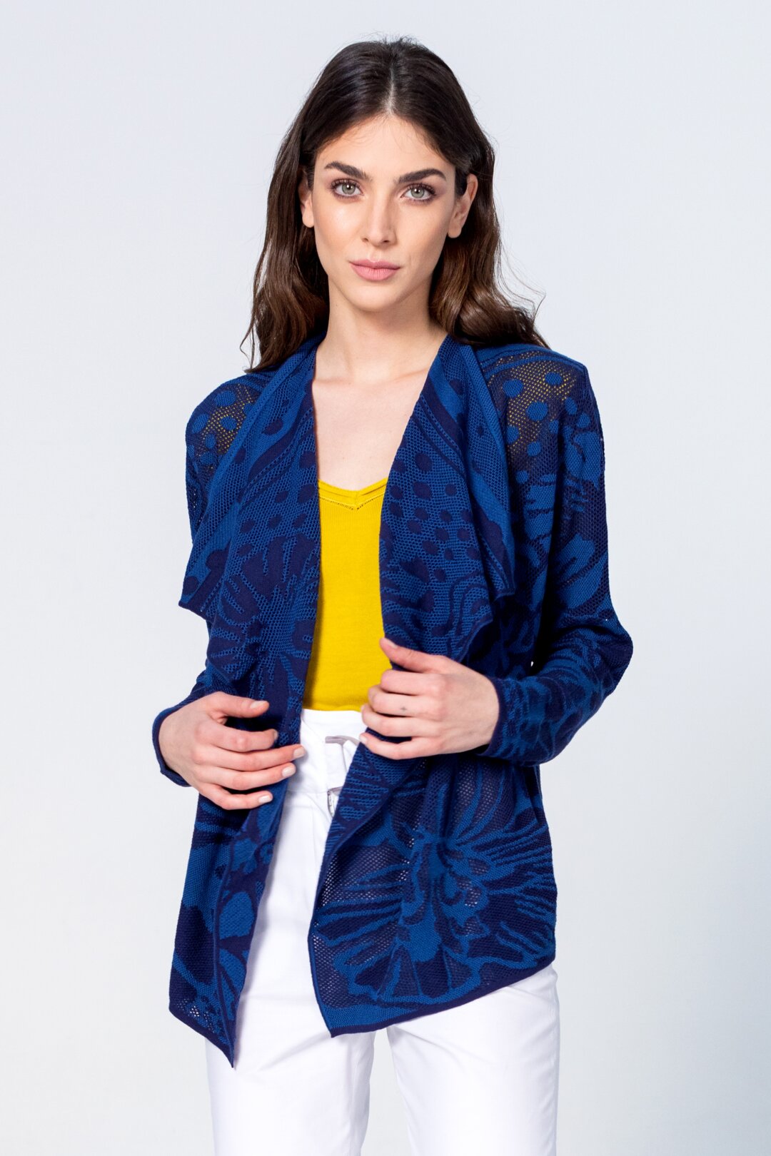 Cardigan mit Stickereien