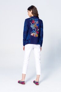 Cardigan mit Stickereien