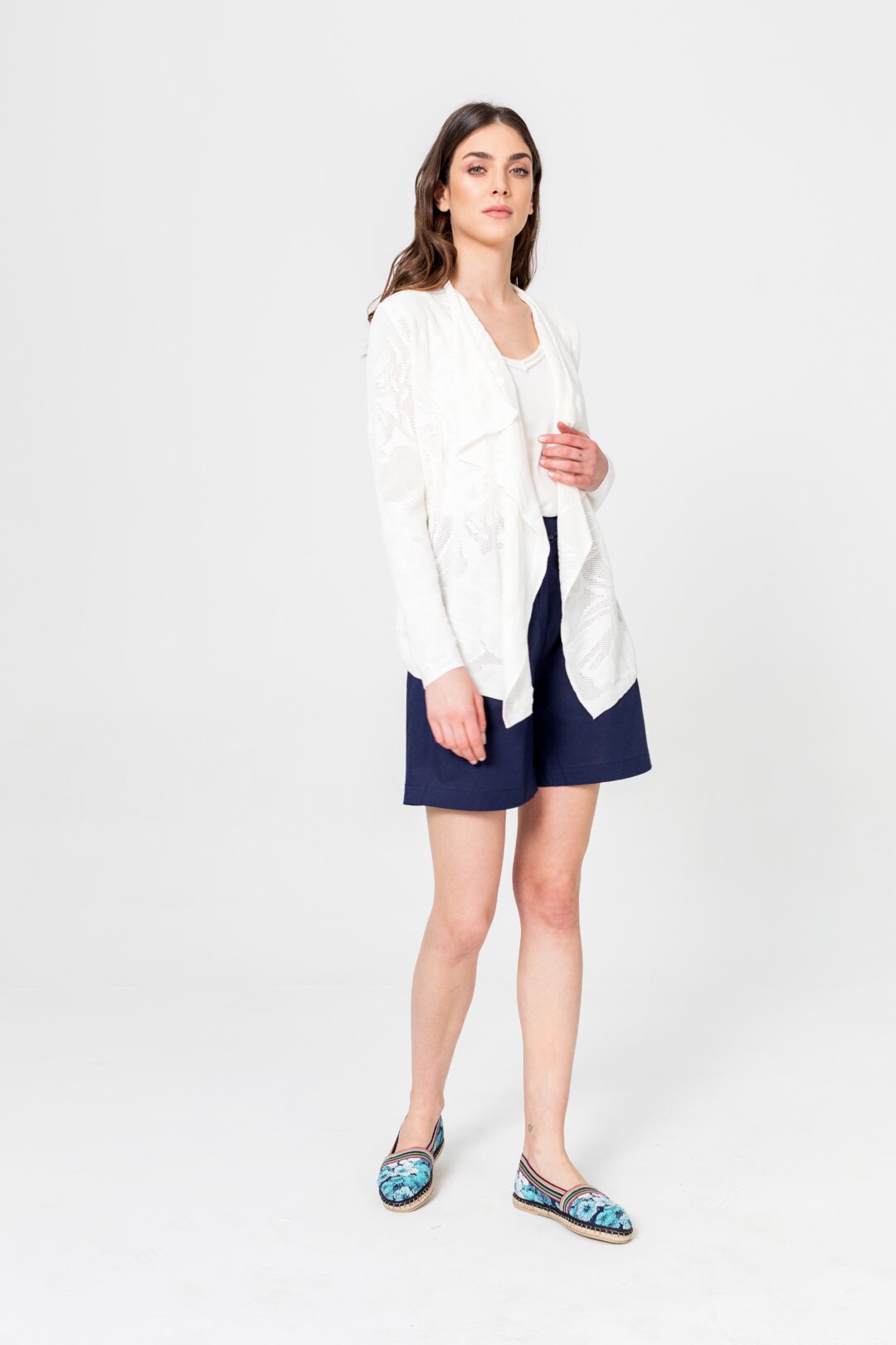 Cardigan mit Stickereien