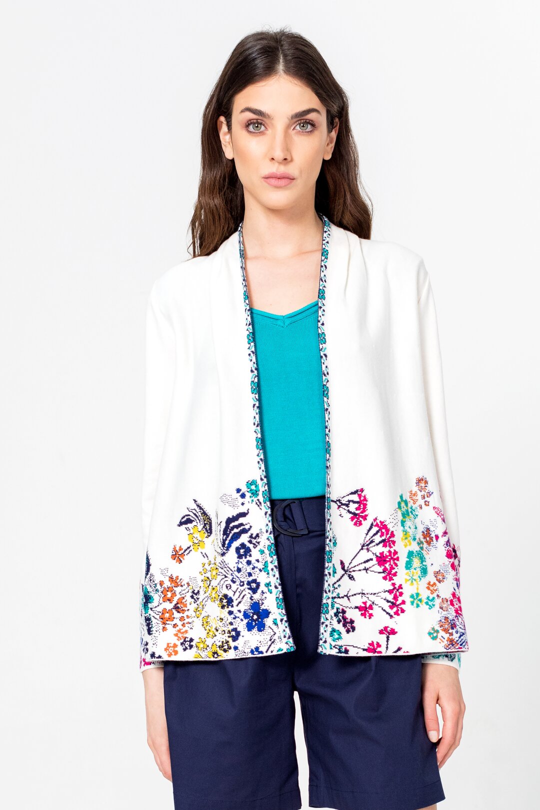Cardigan, Intarsia Pattern