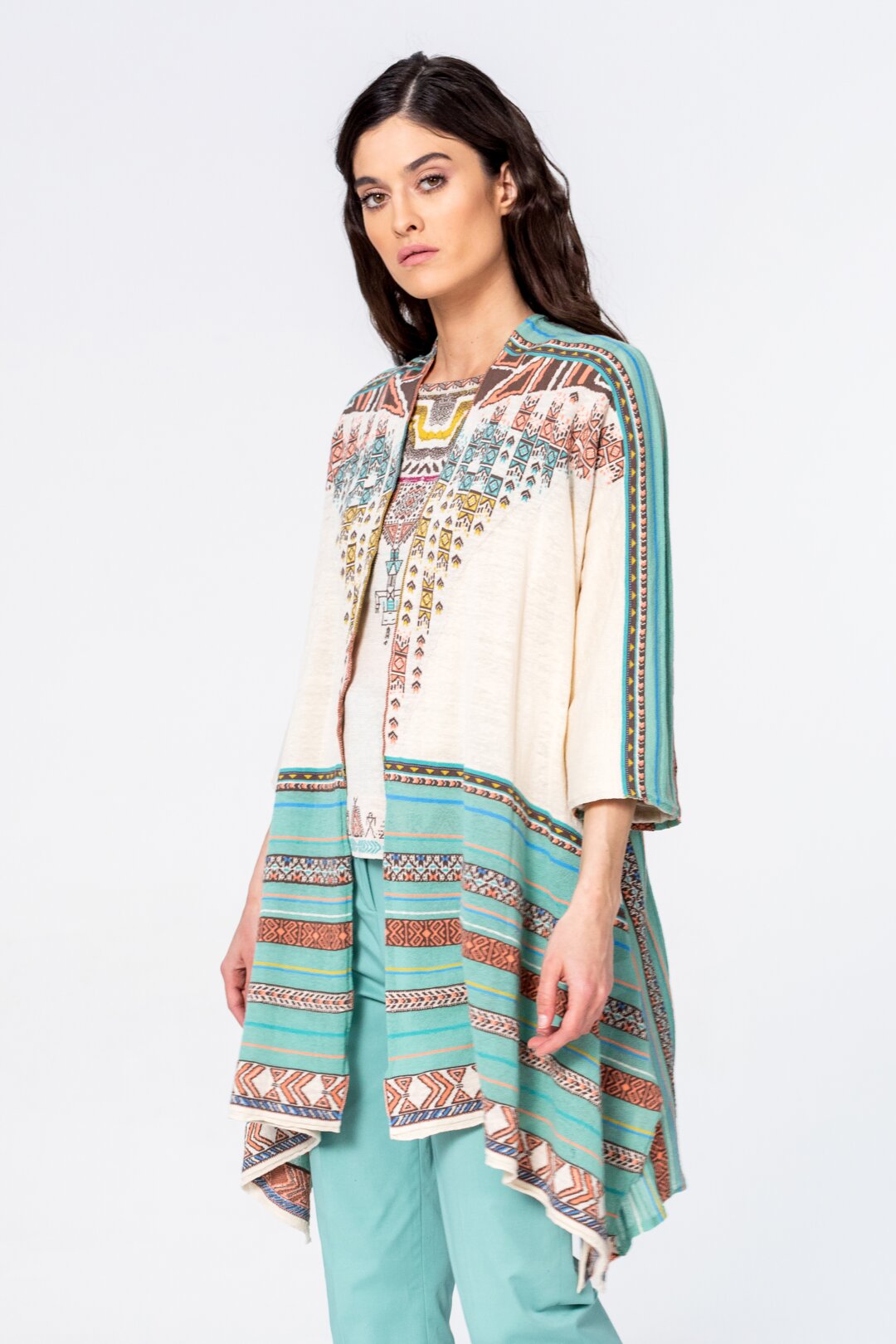 Cardigan, Intarsia Pattern