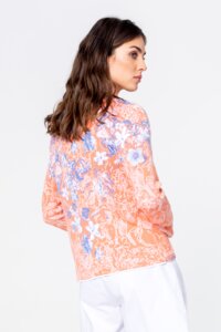 Jacquard Jacket, Floral Pattern