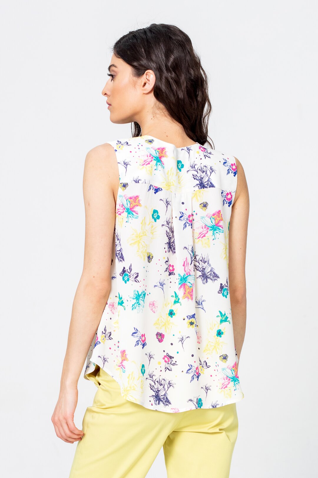 Bluse in floralem Muster