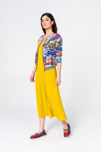 Cardigan, Floral Pattern