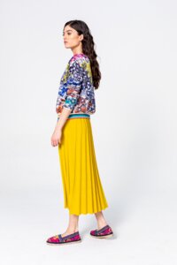 Cardigan, Floral Pattern