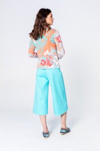 Cardigan, Floral Pattern