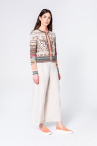 Cardigan, Geometric Pattern