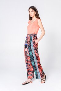 Pants, Geometric Pattern