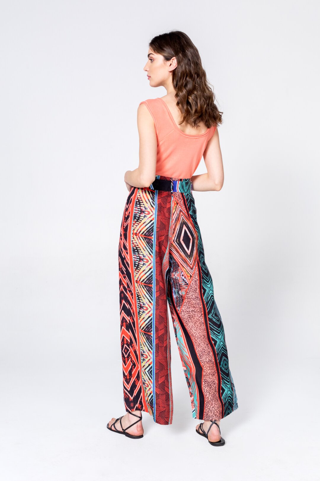 Pants, Geometric Pattern