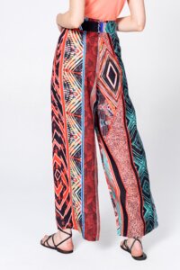 Pants, Geometric Pattern