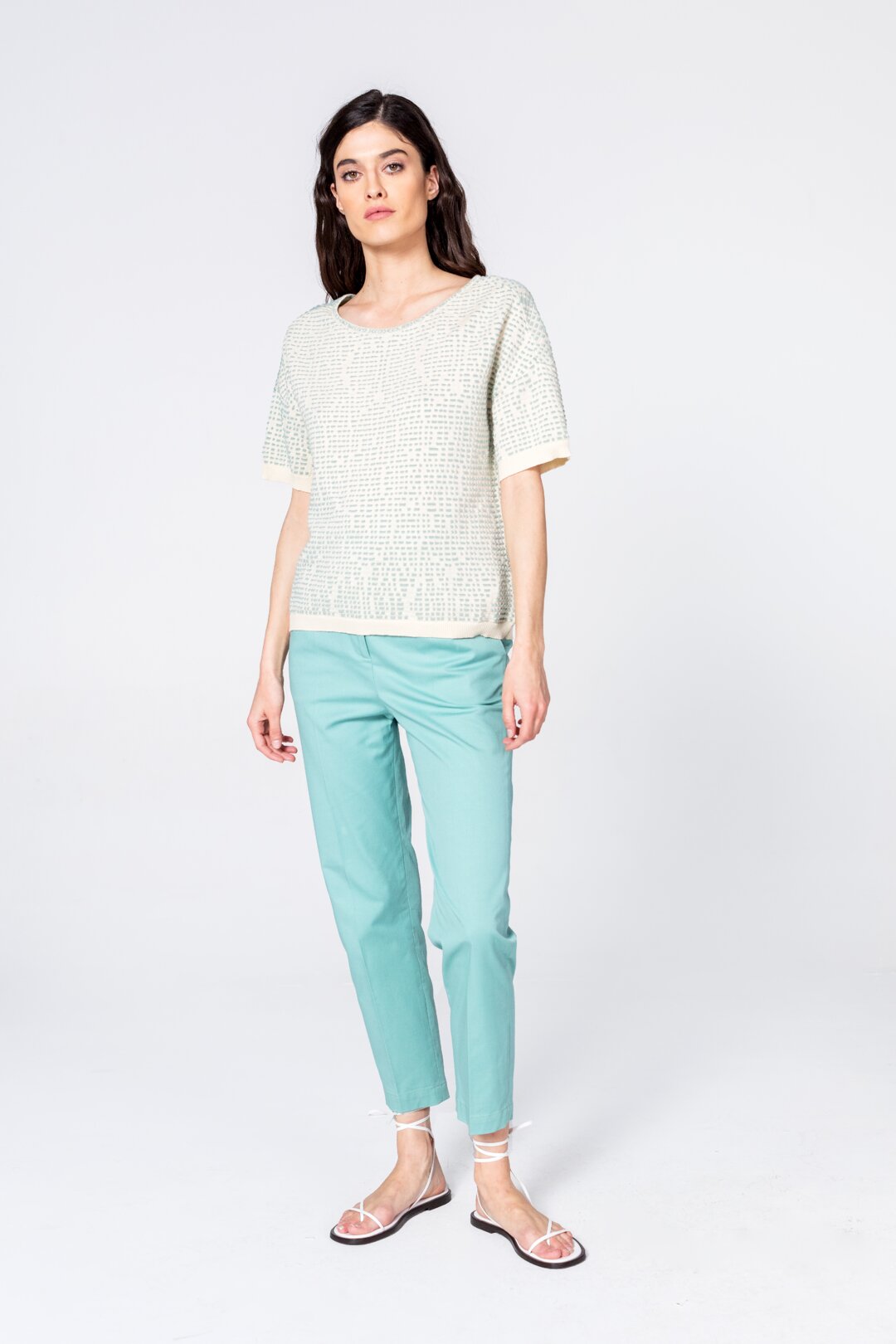 Pullover mit Strukturmuster