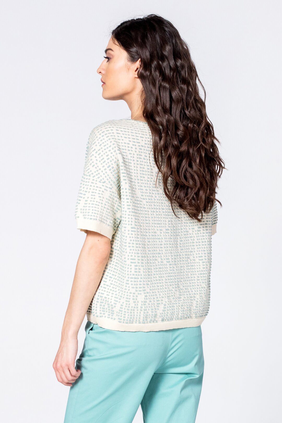 Pullover mit Strukturmuster