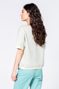 Pullover mit Strukturmuster