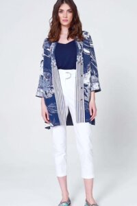 Coat, Floral Pattern