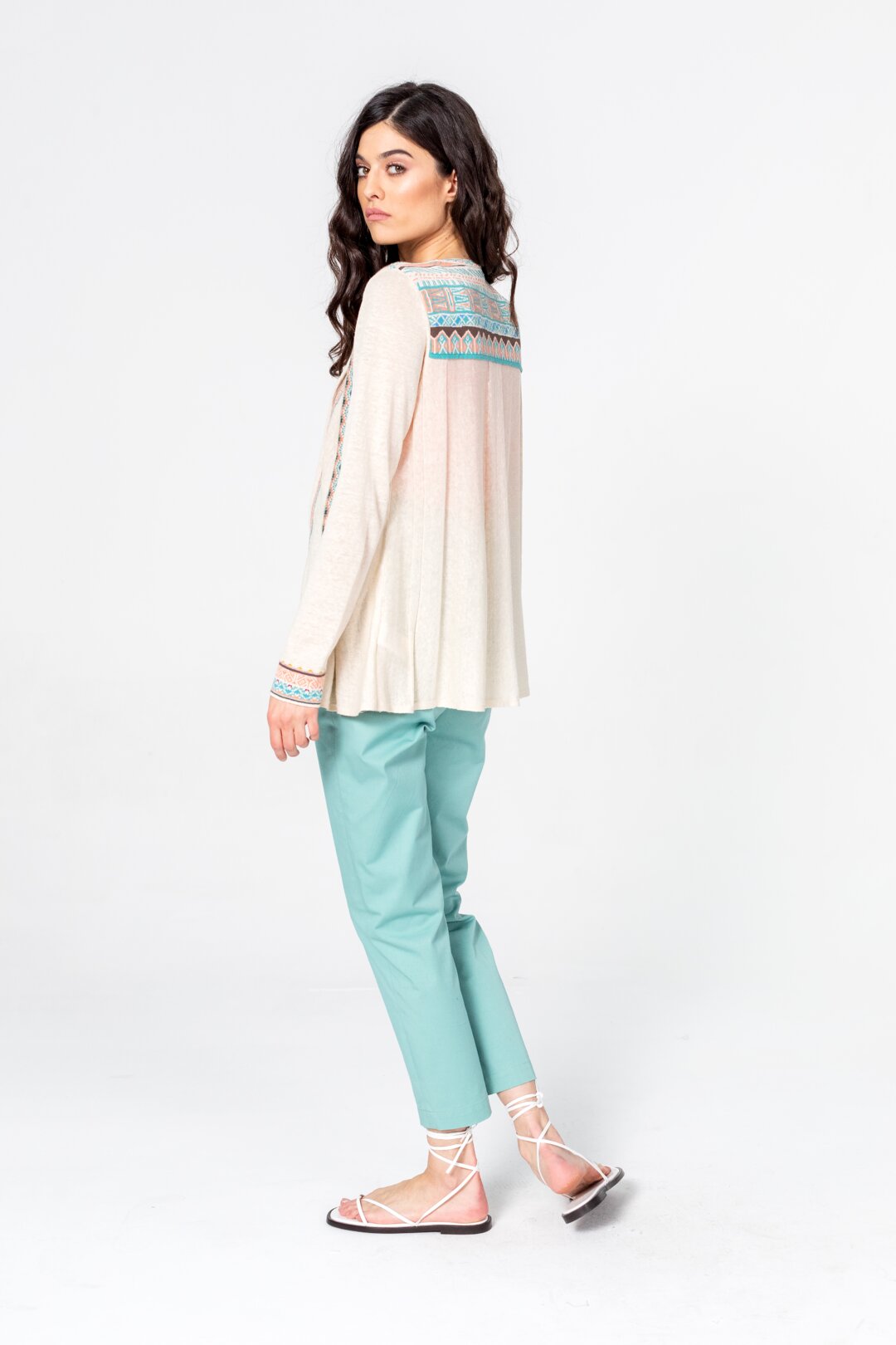 Jacket With Pleats