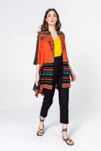 Coatigan, Intarsia Pattern
