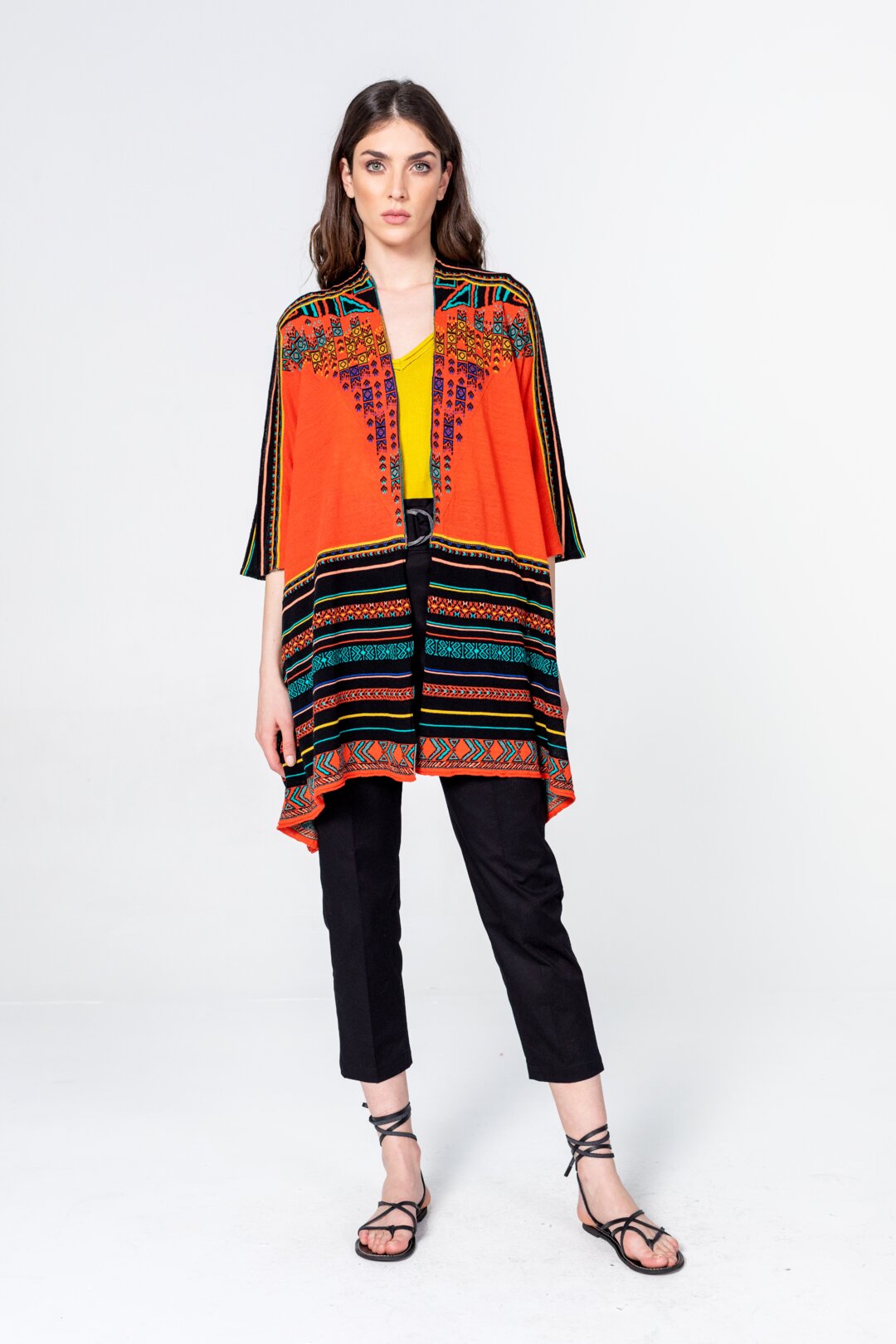 Coatigan, Intarsia Pattern