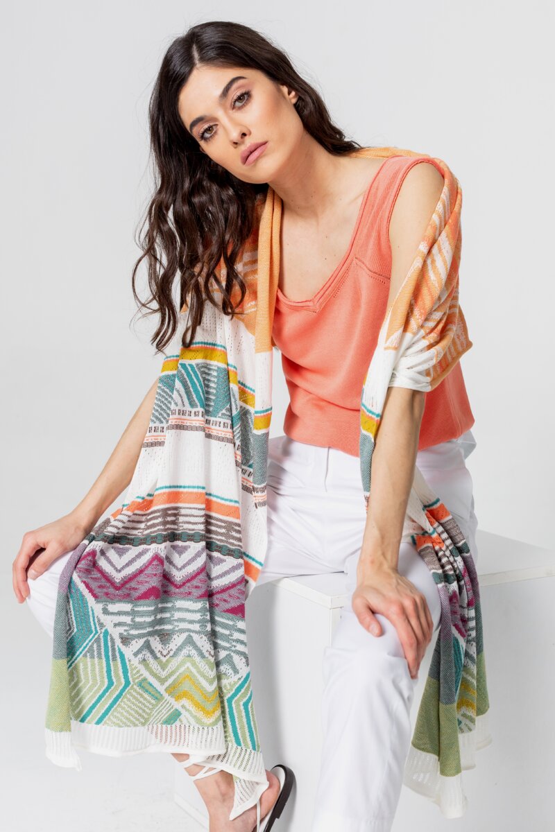 Scarf, Geometric Pattern