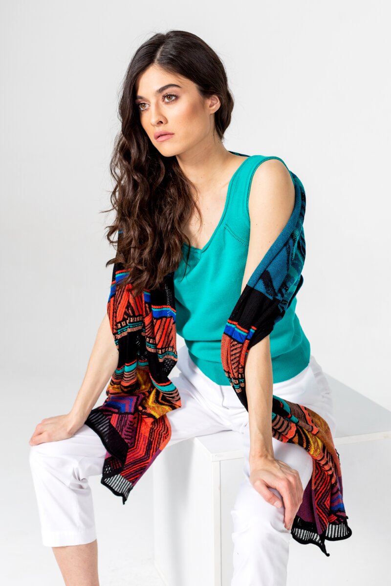 Scarf, Geometric Pattern