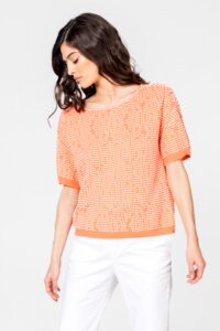 Pullover mit Strukturmuster