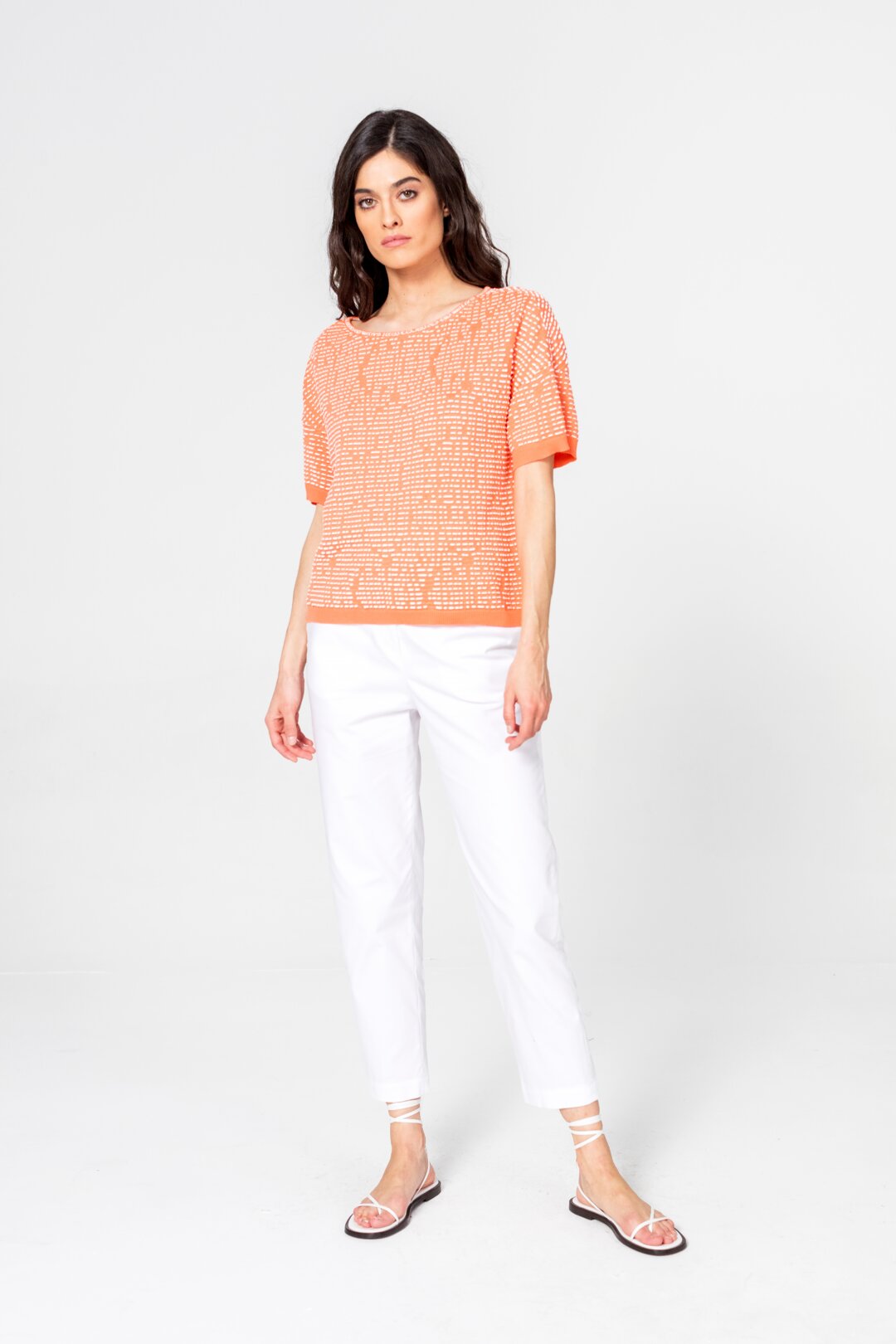 Pullover mit Strukturmuster