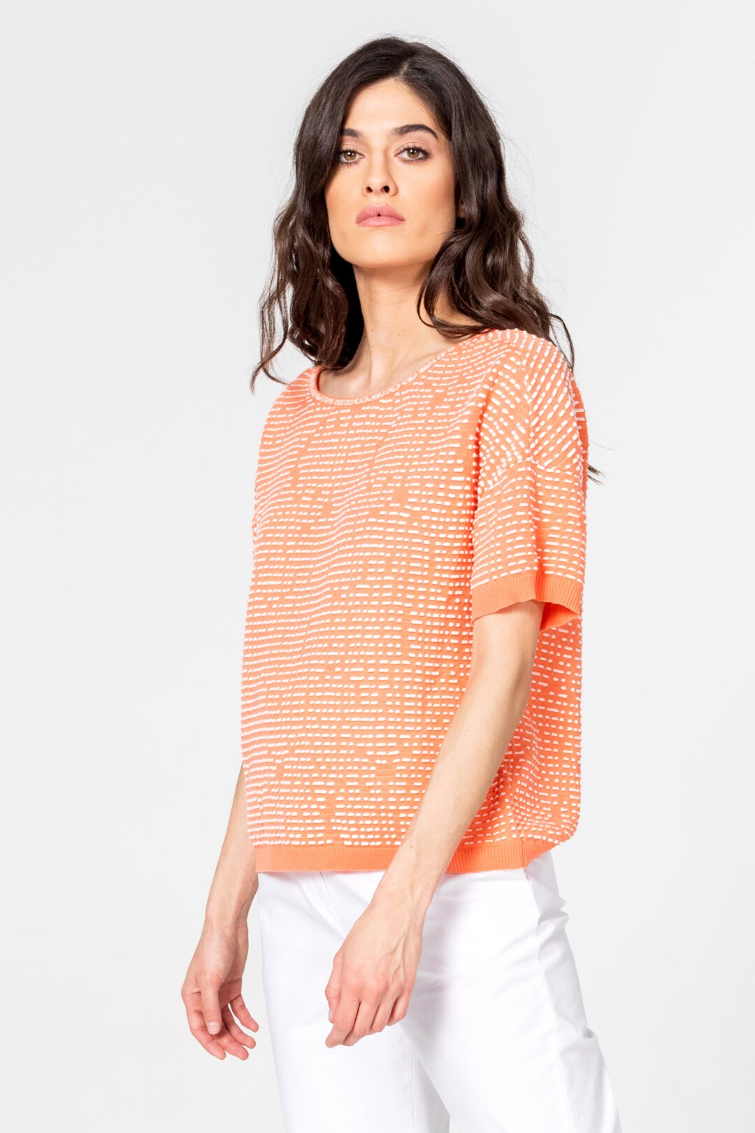 Pullover mit Strukturmuster
