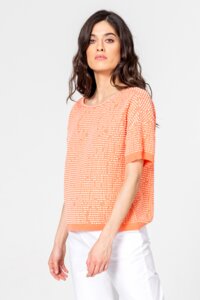 Pullover mit Strukturmuster
