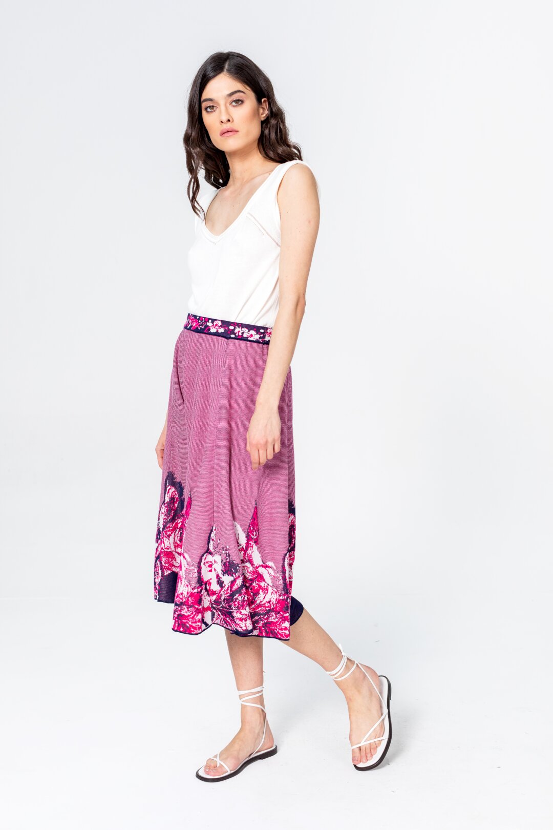 Skirt, Intarsia Pattern