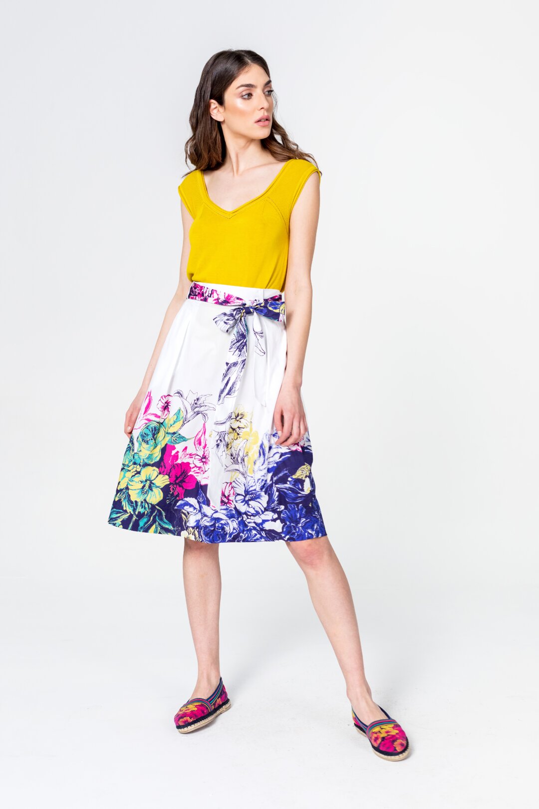 Skirt, Floral Print