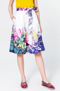 Skirt, Floral Print