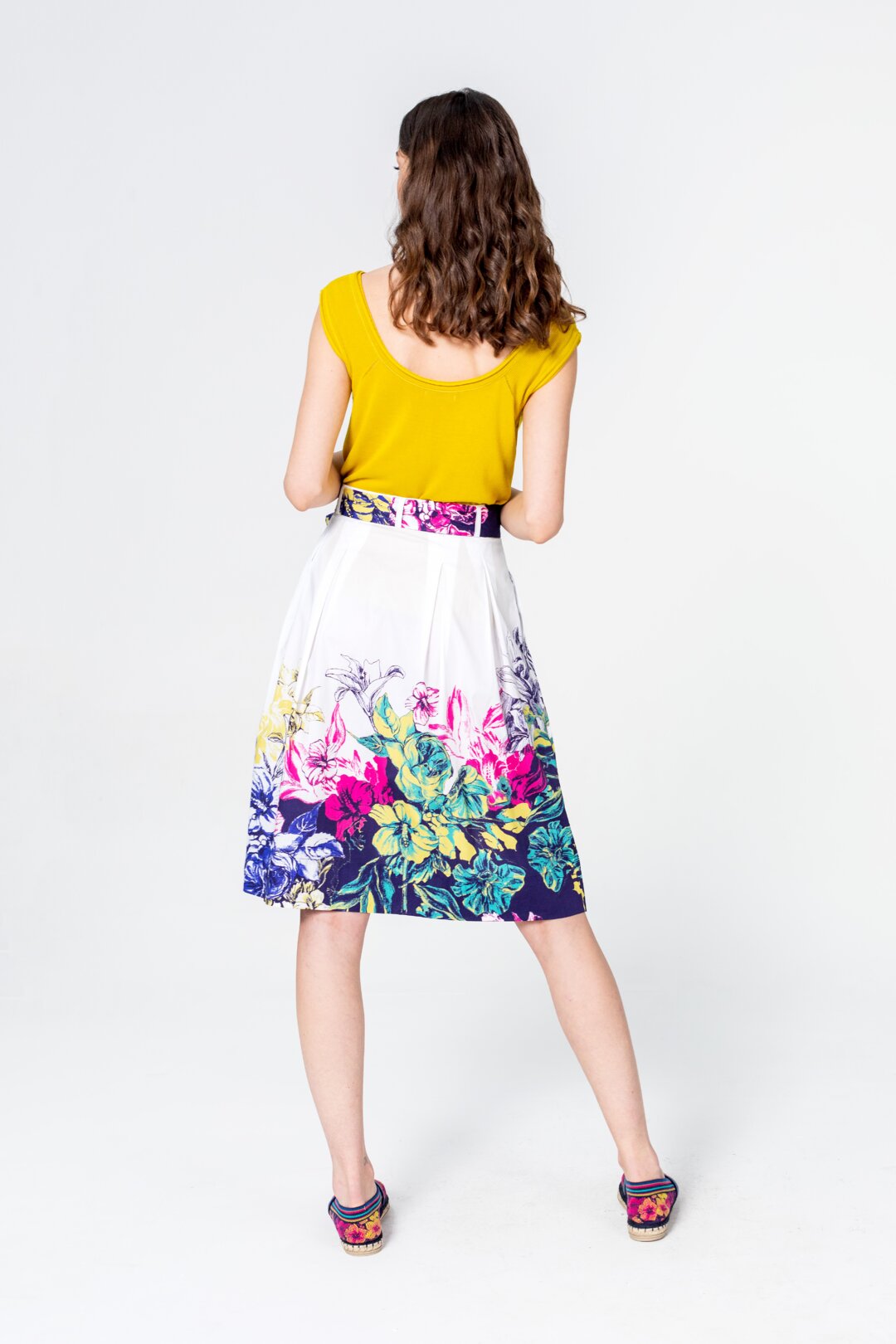 Skirt, Floral Print