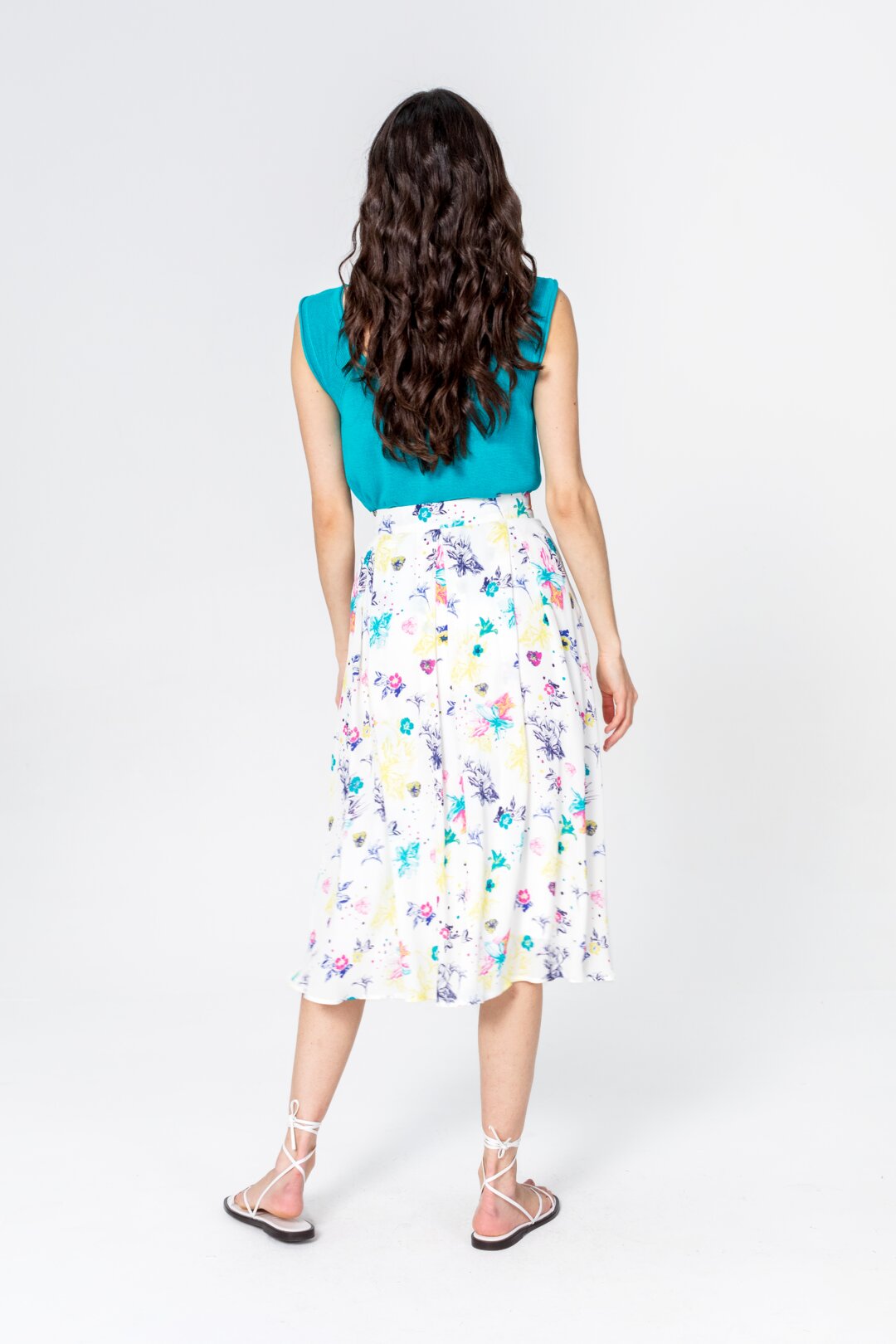 Skirt, Floral Pattern