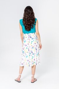 Skirt, Floral Pattern
