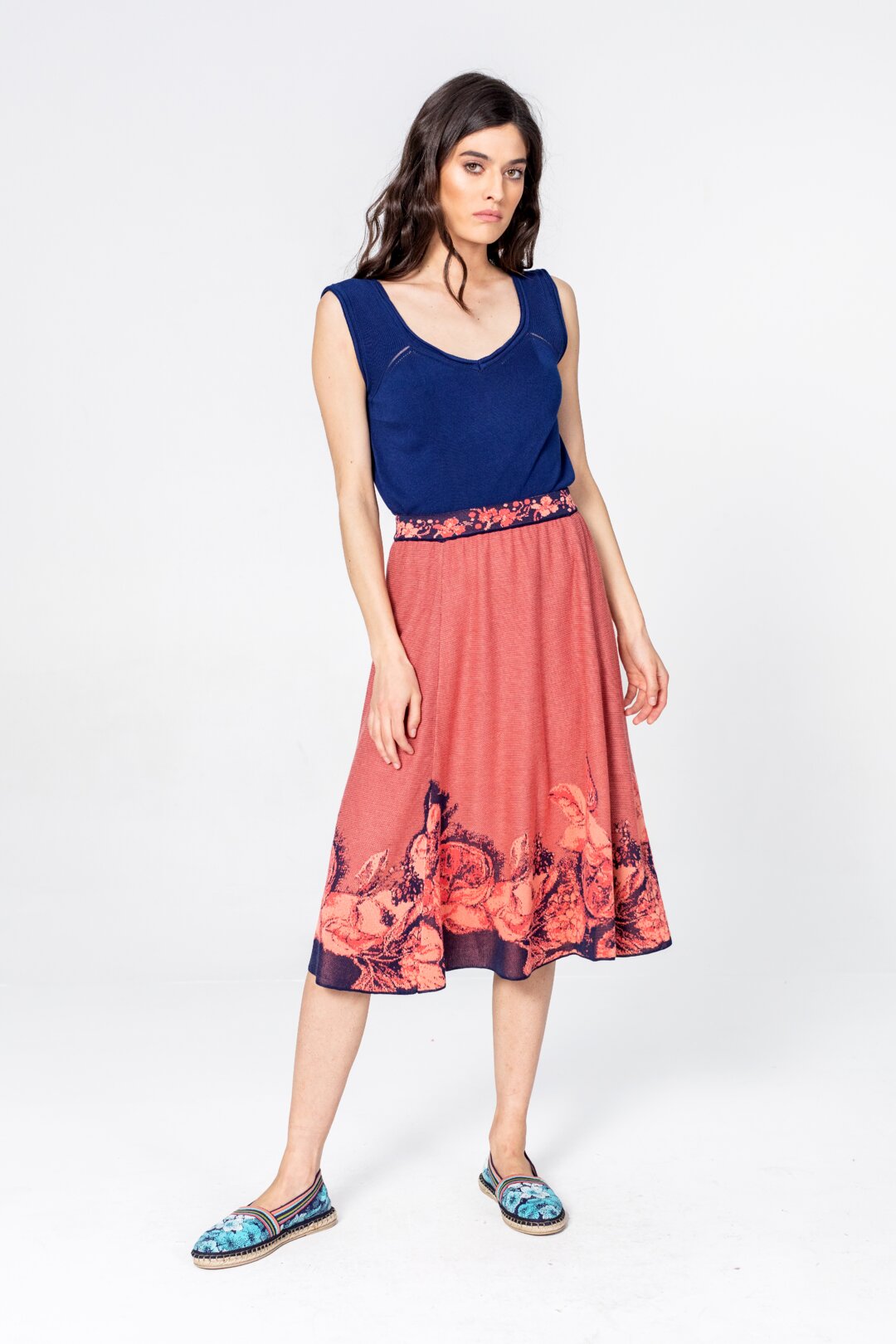 Skirt, Intarsia Pattern