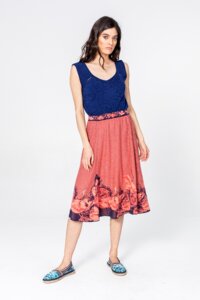 Skirt, Intarsia Pattern