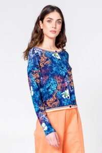 Bedruckter Cardigan