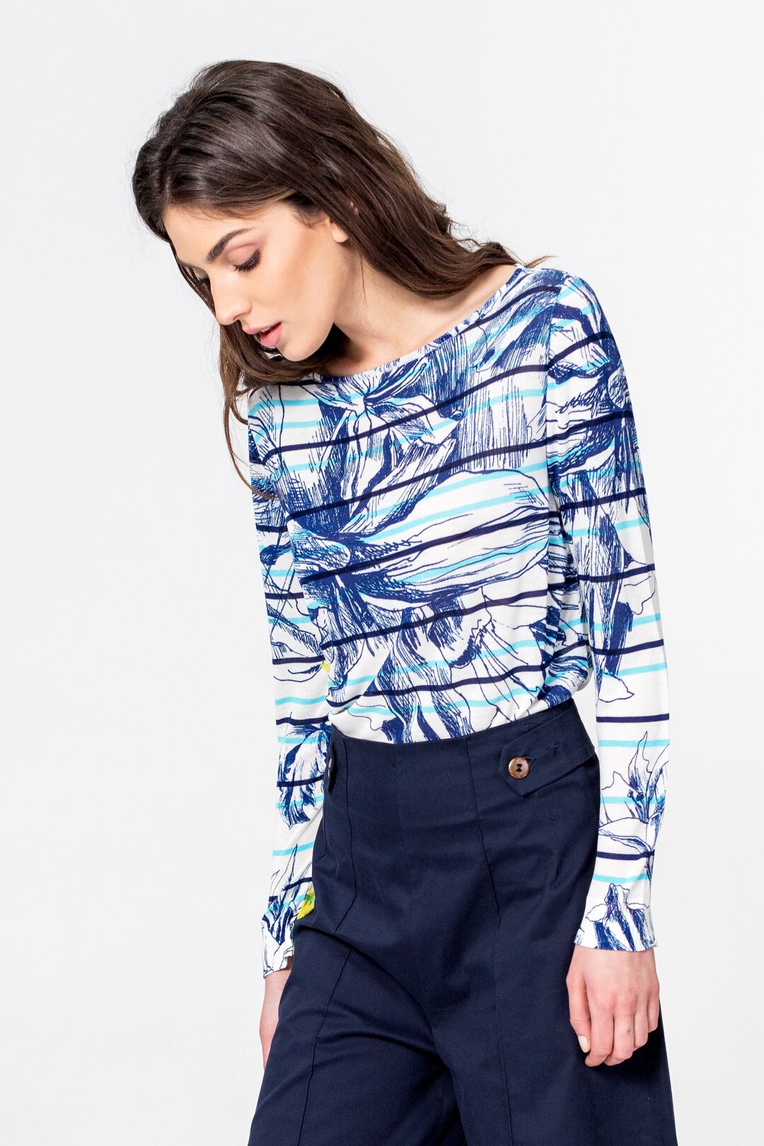 Bedruckter Pullover