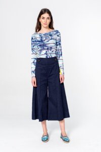 Bedruckter Pullover