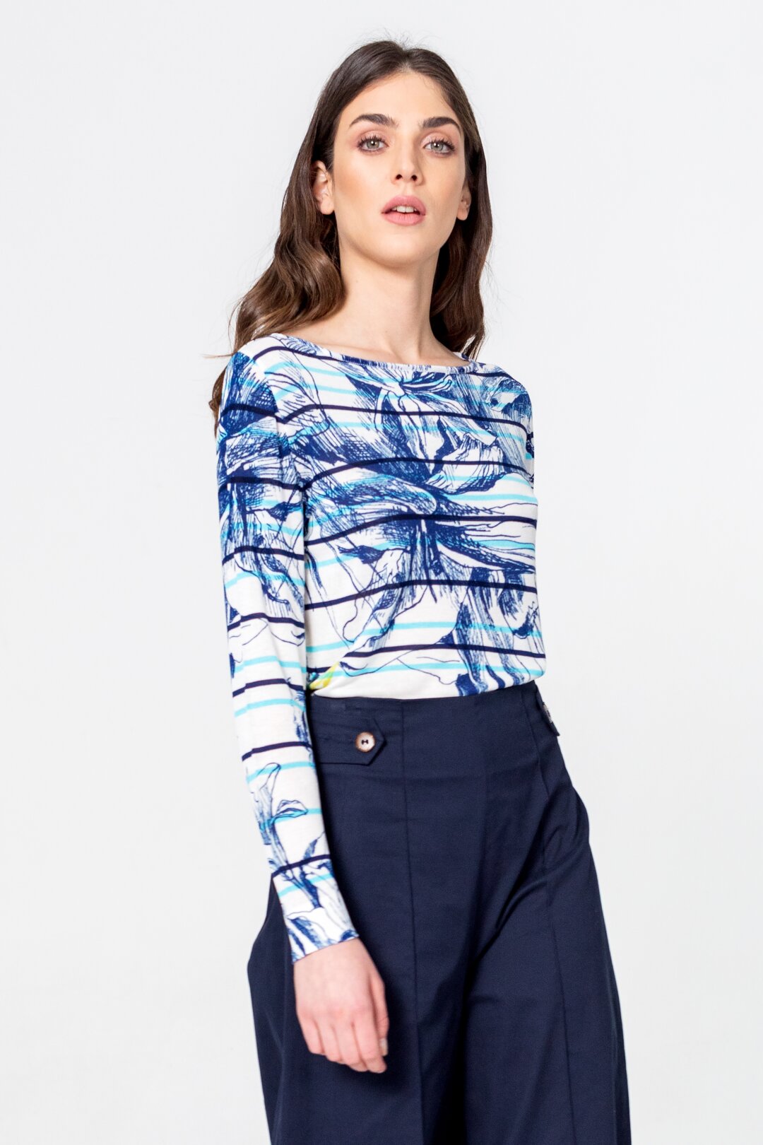 Bedruckter Pullover