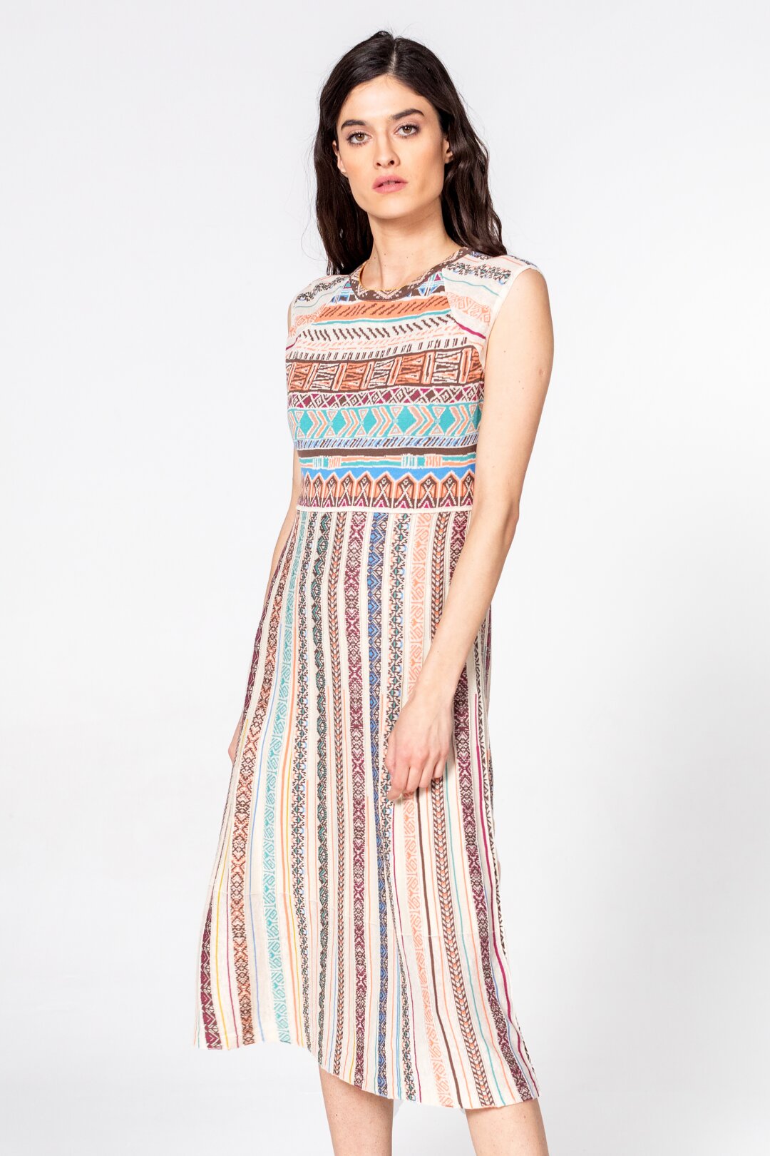Dress, Geometric Pattern