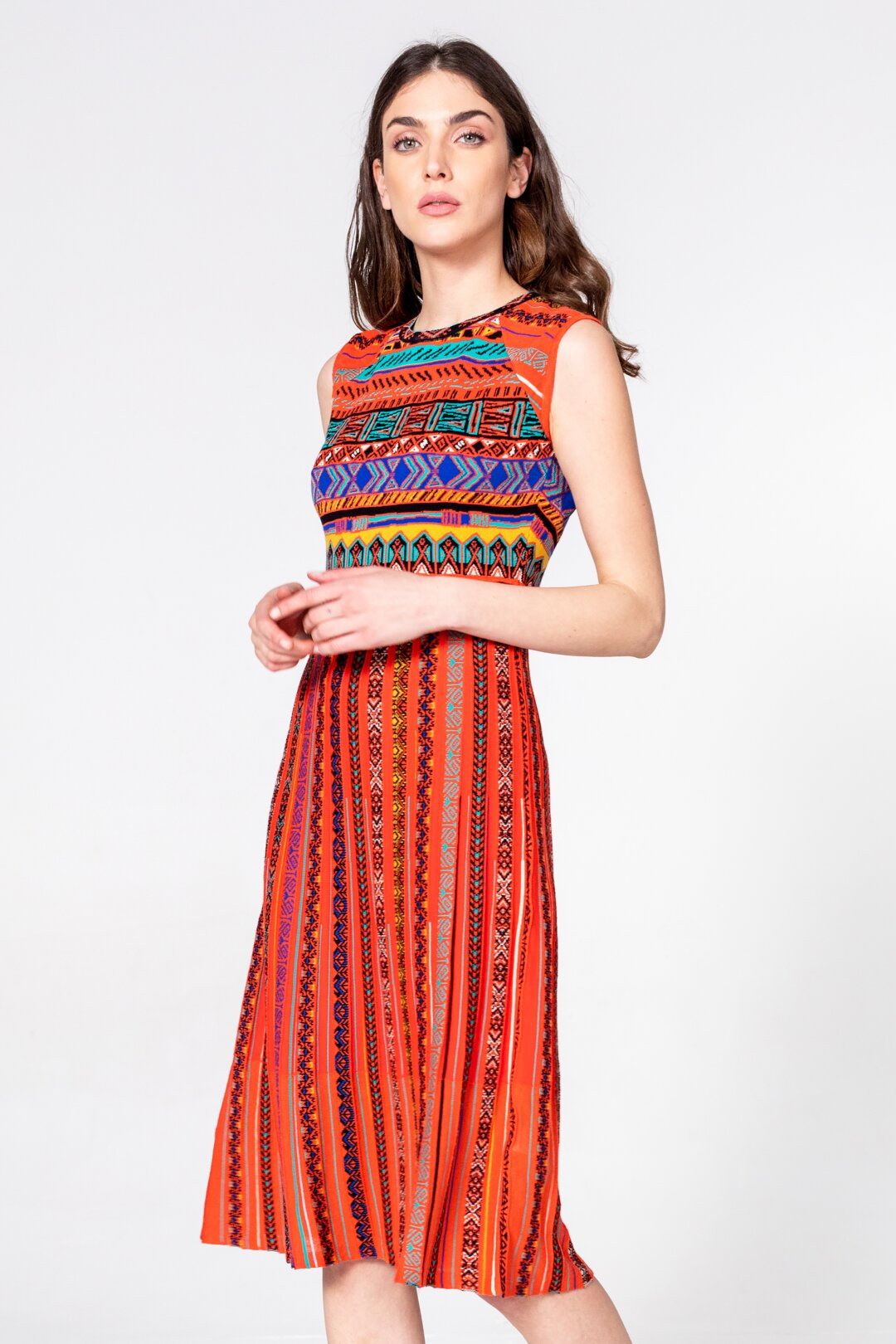 Dress, Geometric Pattern