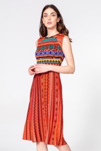 Dress, Geometric Pattern